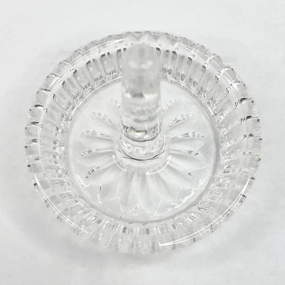Vintage Faceted Glass Ring Holder/Dish
